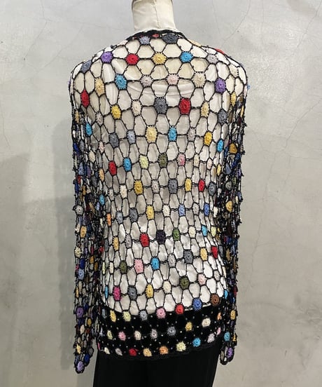 Colorful Crochet Cardigan BK