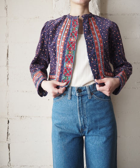 Handmade Velour Embroidery Tyrolean Tape PUR