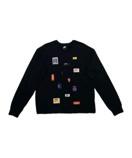 NIKE Many Tags Long Sleeve Tee BK