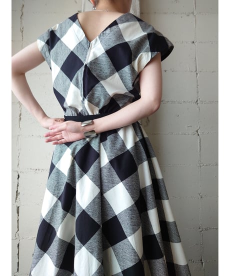 Vintage Check Dress BKWH