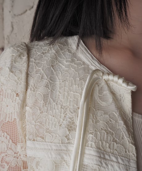 Tie-Front Lace Layering Jacket IV