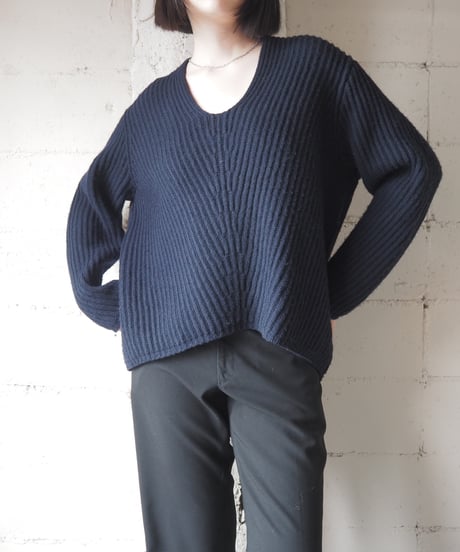ACNE STUDIOS DEBORAH L-WOOL Rib Sweater NV