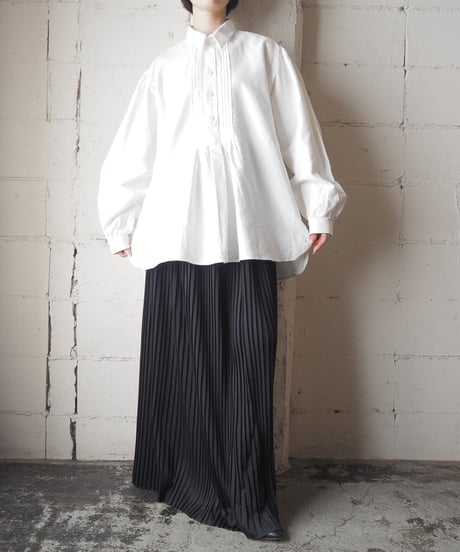 1970-80's Pleated Bosom Tyrolean Shirt WH