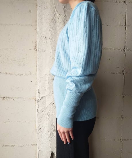 Long Rib Cable Sweater LBL
