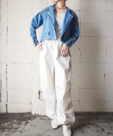 Yellow Stitch Denim Riders Jacket BL