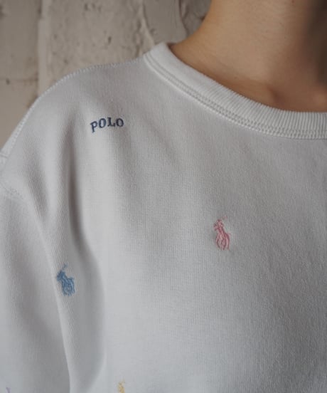 POLO Ralph Lauren Logo Embroidery Sweat WH