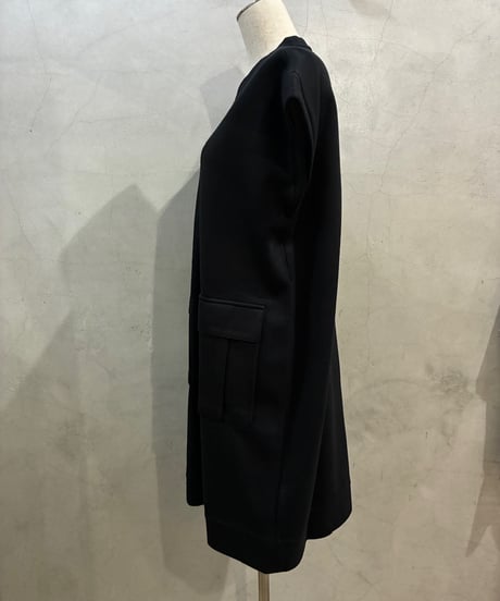 KARL LAGERFELD Sleeveless Pockets Dress BK