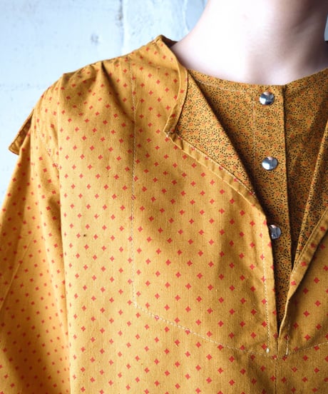 Rhombus Dot Design Blouse MU