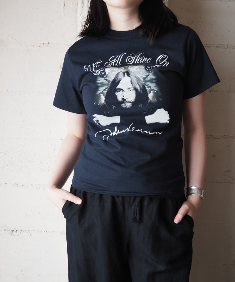 John Lennon Print Tee BK | Orfeo