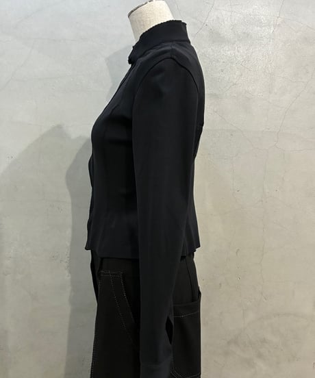 SPORTMAX Paneled Seam Design Zipup Tops BK