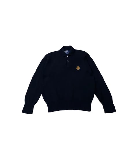 Ralph Lauren Emblem Wool Knit Polo BK