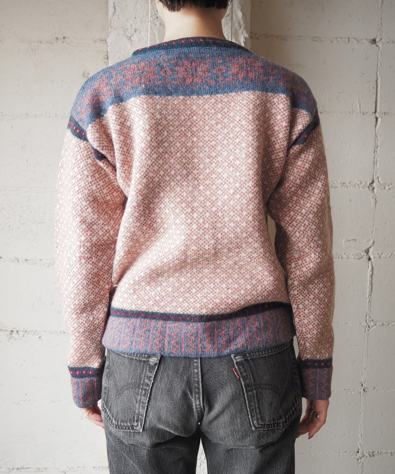 1980-90's L.L.Bean Nordic-Style Knit Sweater PI