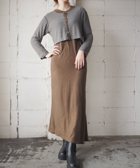 robe de chambre COMME des GARÇONS Double Face Cutsewn Dress KAGR