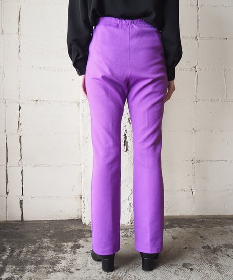 1970's Flared Easy Pants PUR