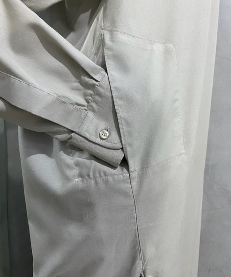 Mao Collar Embroidery Long Shirt GR