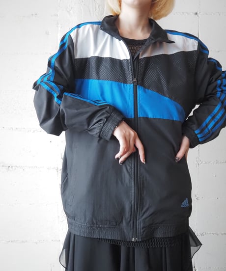 adidas Tricolor Nylon Jacket BKBLWH