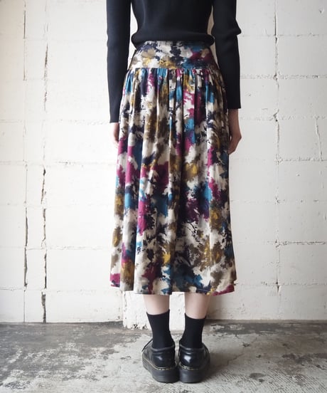 Painted Pattern Skirt GRBUR