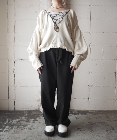 REMAKE 1950's USARMY Under Pants Stitch Tops IVBK