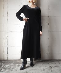 Ronni Nicole Velour L/S Dress BK