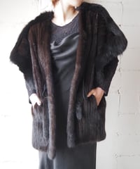 Real Mink Fur Vest BK