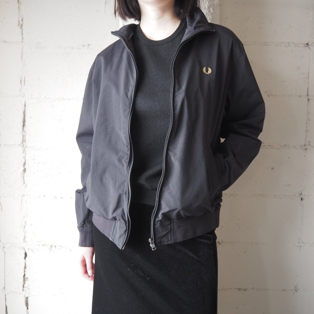 FRED PERRY Nylon Track Jacket BK | Orfeo