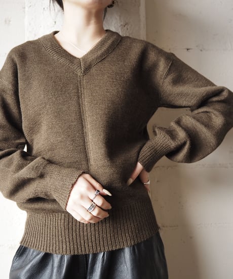 French military V Neck sweater BR