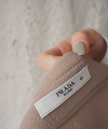 PRADA Wrap Mini Skirt / Bustier BE