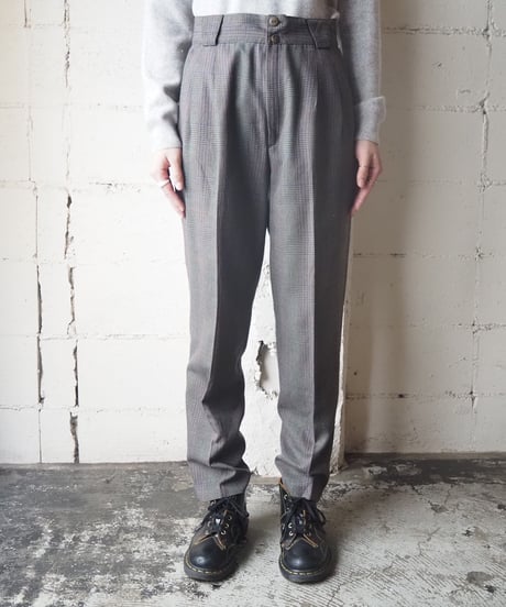 Center Press Check Pants GR