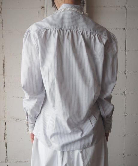 Ralph Lauren Stripe × Lace Blouse LPUR BL