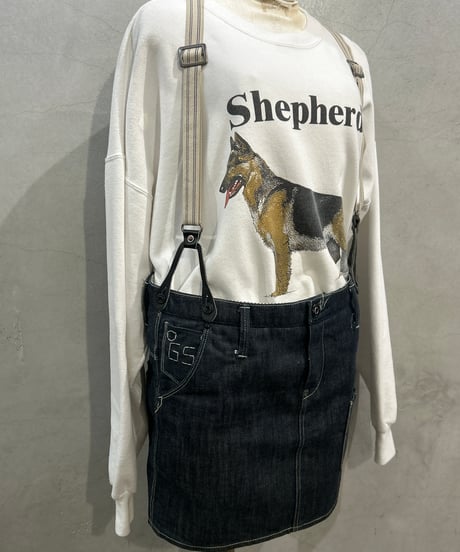 G-STAR ORIGINAL RAW Denim Mini Skirt with Suspenders DNV