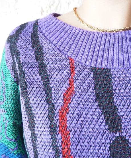 Psychedelic Pattern Knit