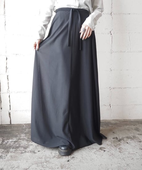 Flared Long Skirt BK