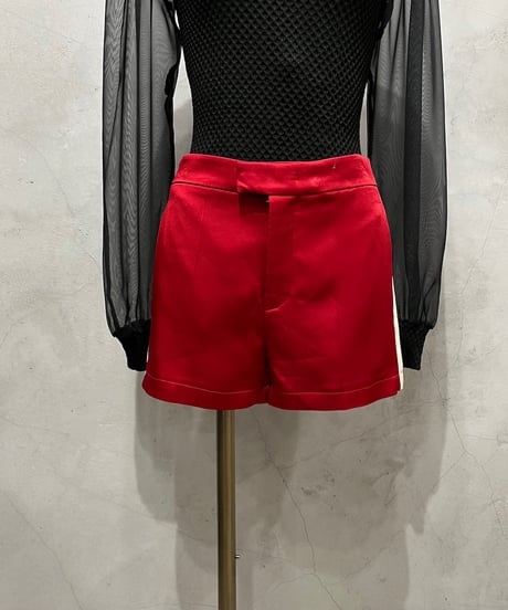 RED VALENTINO Satin Line Shorts REIV