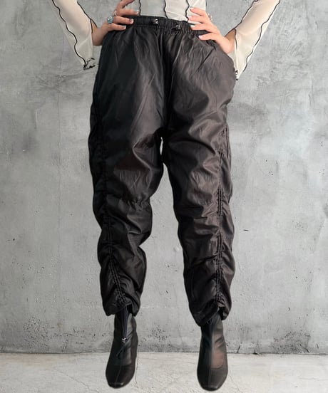 Side Drawstring Pants BK