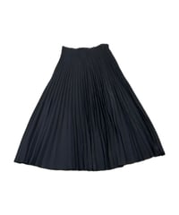 SAGHARBOR Pleated Long Skirt BK
