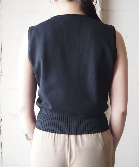 Crewneck Silk Knit BK