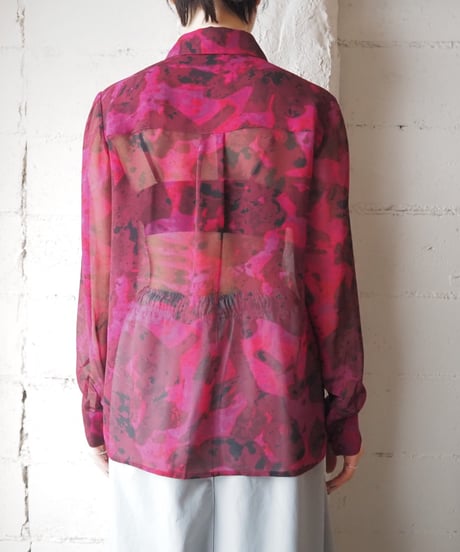 Pattern Sheer Shirt PI