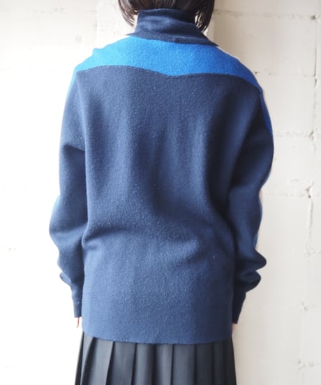 Line Zipup Knit NVRE