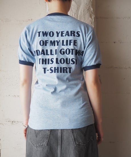 1980's "I WAS A NYU..." Ringer Tee BL