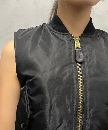 REMAKE Short MA-1 Vest BK