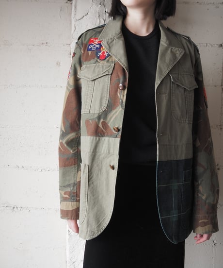POLO RALPH LAUREN Crazy Pattern Military Jacket KA