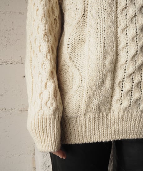Crew Neck Fisherman Knit IV