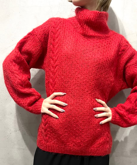 Mohair Cable Sweater RE
