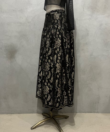 Glitter Embroidery Volume Skirt BKGD