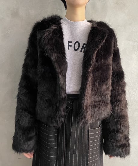 Fake Fur Jacket BK