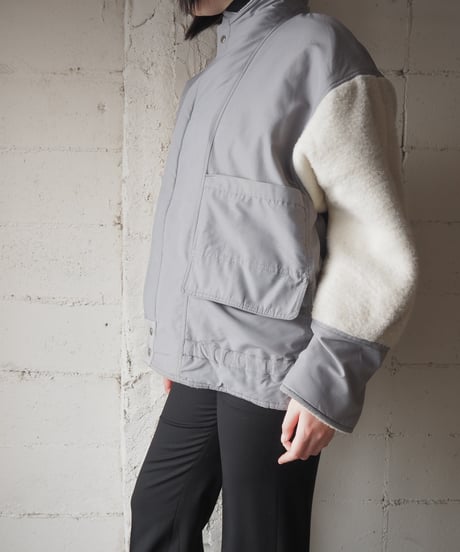 Nylon×Boa Stand Collar Jacket GRIV