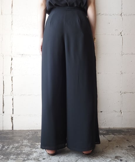 Seethrough Layered WidePants