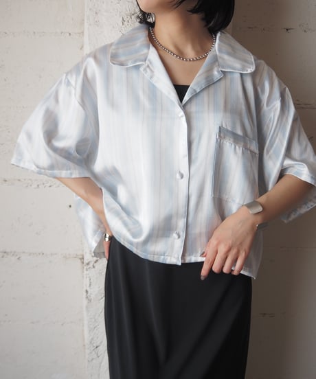 REMAKE Short Pajamas Shirt LBLWH