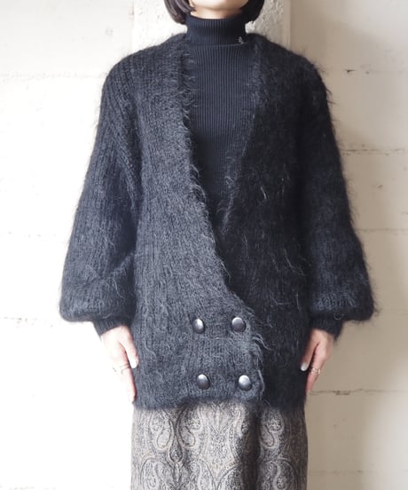 Double Breasted Knit Jacket BK
