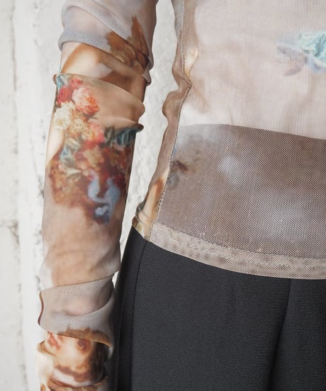 Angel Print Sheer Cutsewn LBLBE